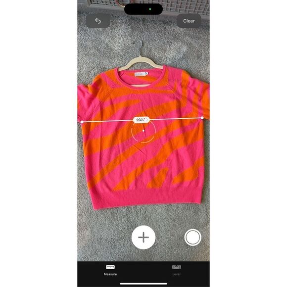 Nearly NEW 100% Cashmere magenta leopard sweater, Med $250 C38 - Picture 7 of 7